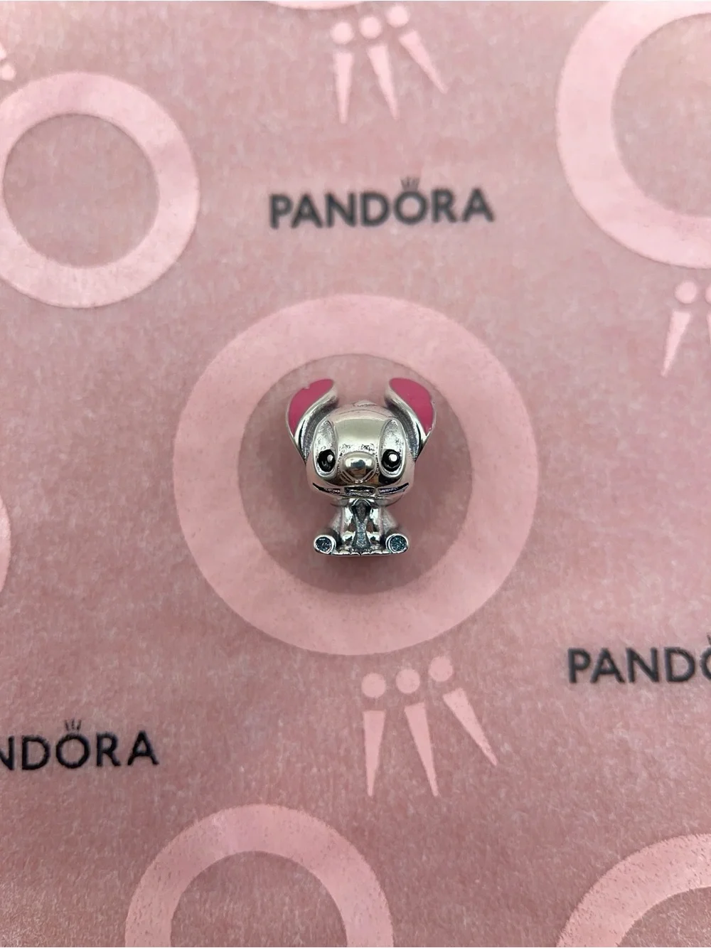 Pandora Disney Lilo & Stitch Angel Sterling Silver Charm 799507C01